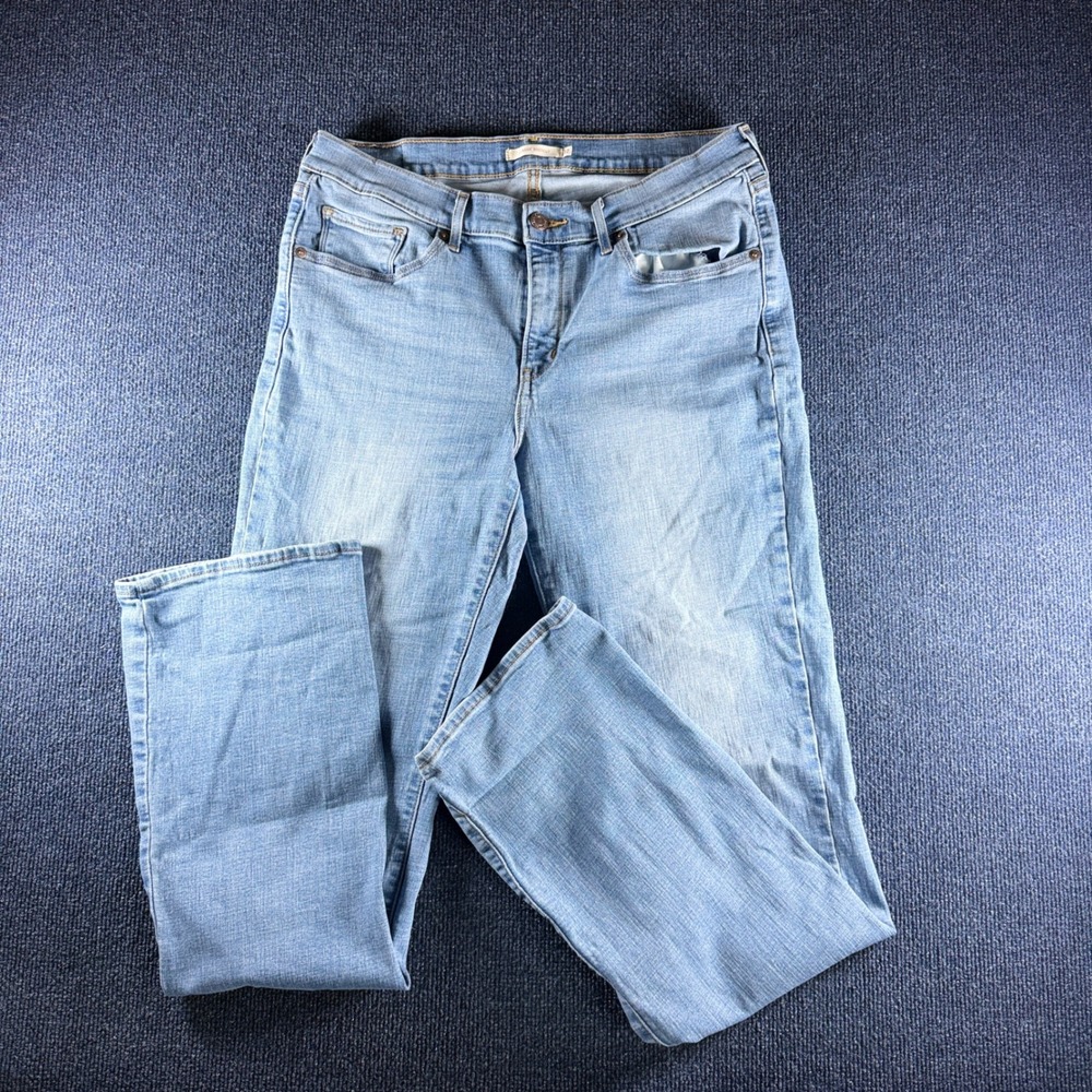 Levis Classic Bootcut Jeans Womens 12L Light Wash Denim Blue A1660-0000